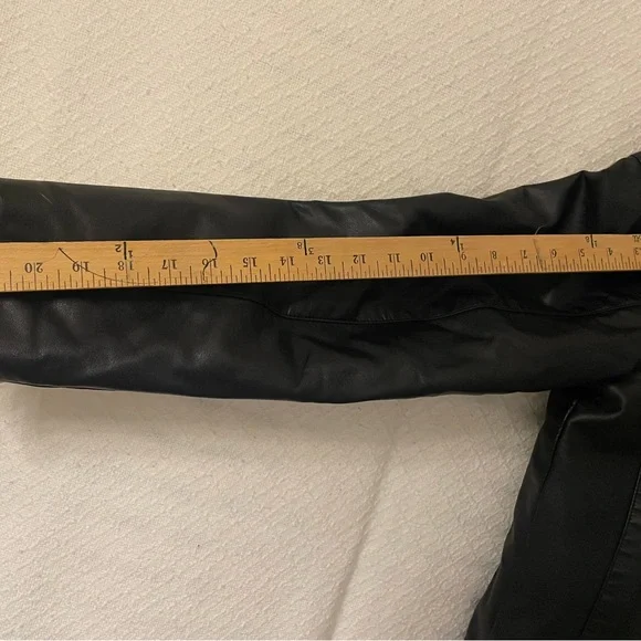 Calvin Klein Faux Leather Biker Jacket Men's Size Small - Picture 10 of 14